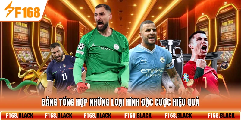 Bảng tổng hợp những loại hình đặc cược hiệu quả