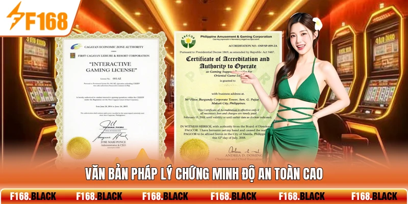 Văn bản pháp lý chứng minh độ an toàn cao